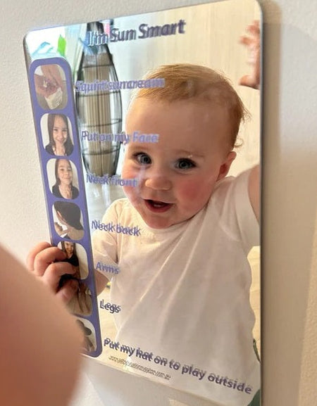 step by step pictures on how to apply sun screen mirror