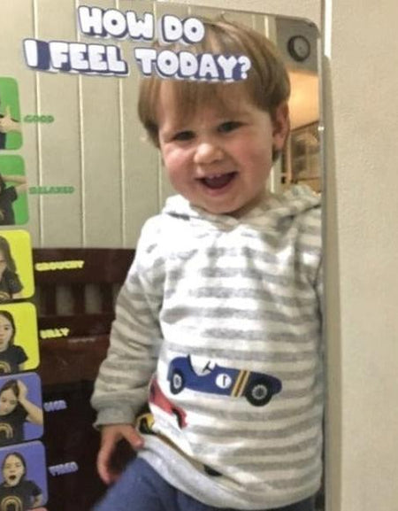 mirror to assist children learn about feelings