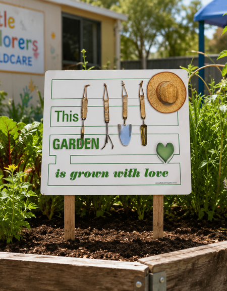 show you are proud of your garden sign