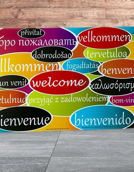 front gate welcome to all sign