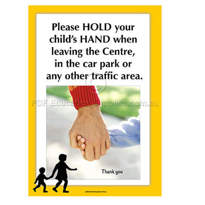 Hold a child's hand