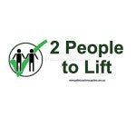 Back Care & Lifting Sticker