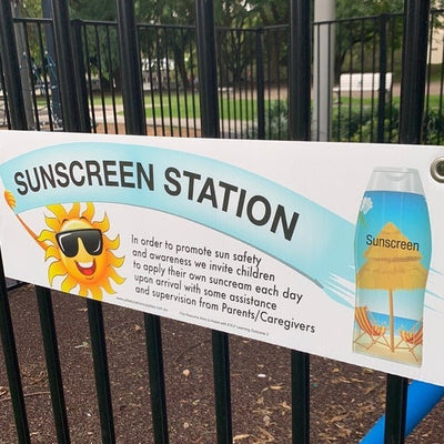 Suncream Stations in Early Education