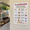 Corflute : Playground Safety Rules