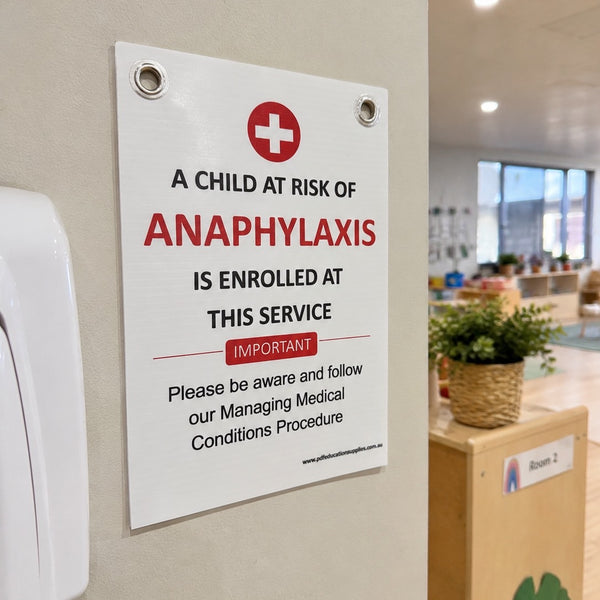 Corflute Sign: Anaphylaxis