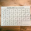 Corflute: Auslan Sign Language Mat