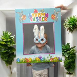 Photo booth frame for Easter photos