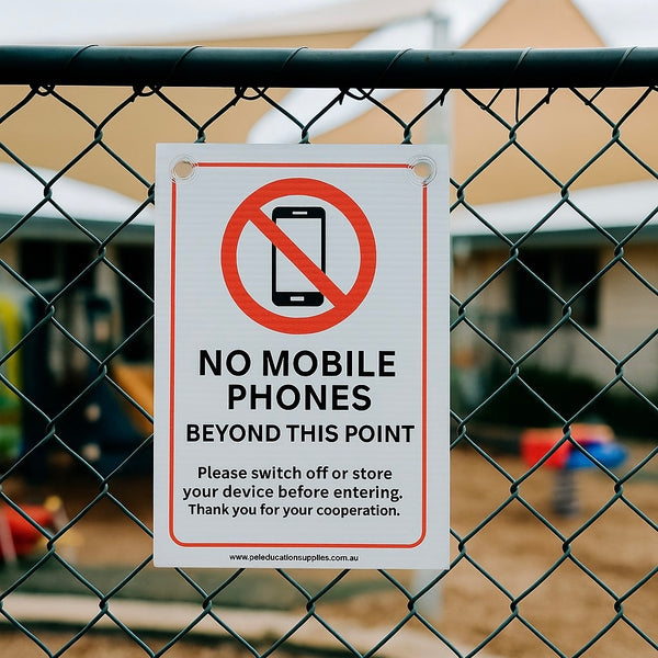 Corflute : No Mobile Phones