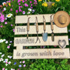 Outdoor-wooden-garden-sign-showing-the-love-gone-into-making-it