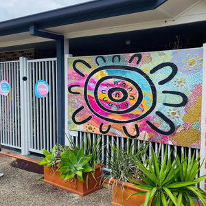 SAFE SPACE INDIGENOUS ARTWORK IDEAL FOR EDUCATIONAL SERVICES
