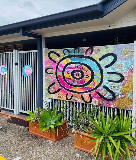 SAFE SPACE INDIGENOUS ARTWORK IDEAL FOR EDUCATIONAL SERVICES