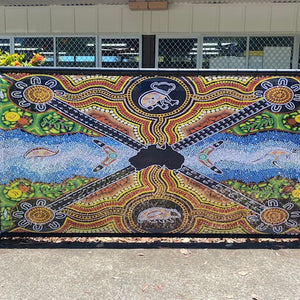 Banner mesh art print