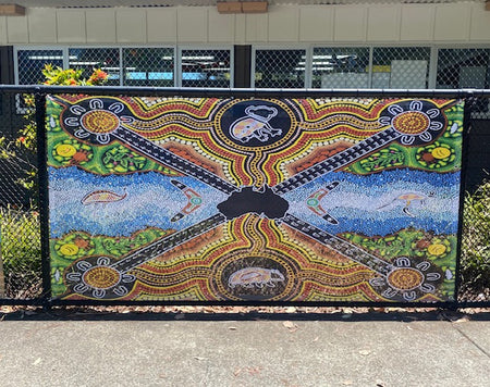 Banner mesh art print