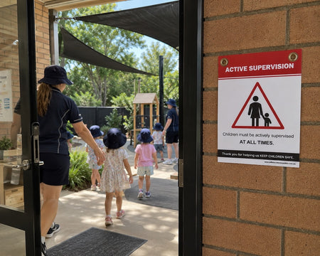 Corflute Sign: Active Supervision