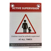 Corflute Sign: Active Supervision