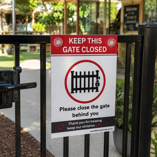 Corflute Sign: Keep this gate closed