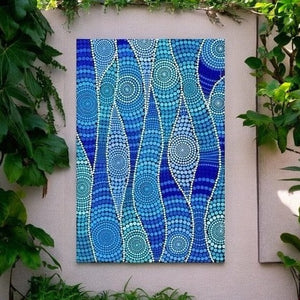 Fence/Wall Print - Blue Water Dreaming