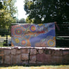 outdoor banner for early education Indigenous artwork