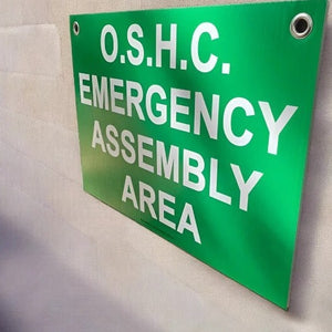 Corflute Sign: OSHC Emergency Assembly Area