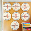 Wood: Quality Area Signs set of 7