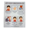 help children understand who is allowed to touch their body poster