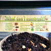 Wood Sign: What Can I Compost