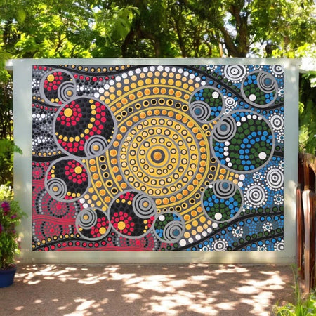 Fence/Wall Print - Yarning Circle