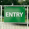 advise people of the gate you use for entering