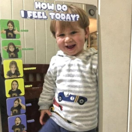 mirror to assist children learn about feelings