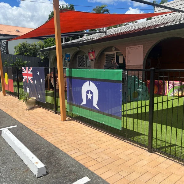 Large outdoor flags of Australia