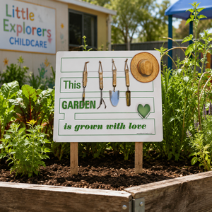 show you are proud of your garden sign