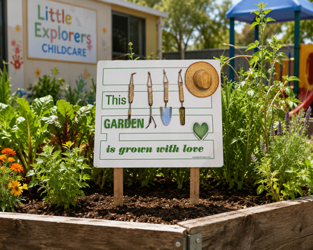 show you are proud of your garden sign