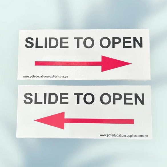 sliding-door-opening-instruction-sticker