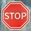 STOP outdoor sign