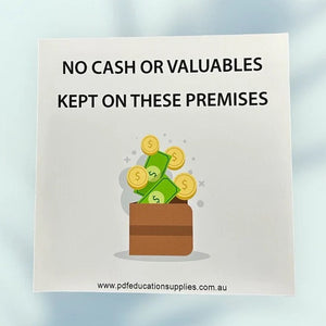 stop thieves by letting them know no valuable are left on site