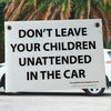 safety reminder sign for carpark and front gate