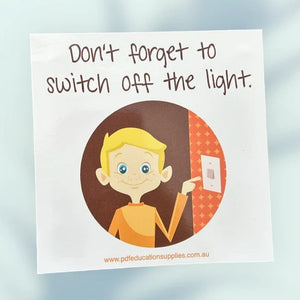 sustinability-sticker-turn-lights-off-reminder