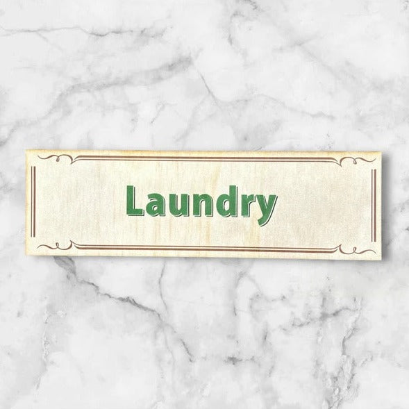 laundry sign