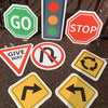 Various Road and Traffic Signs for Children
