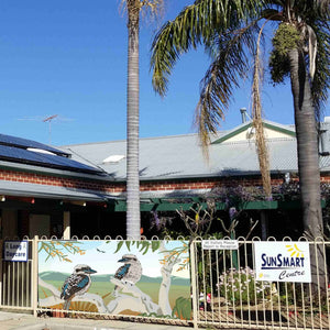 art prints for fence of 2 koookaburras