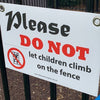 waterproof-no-climbing-on-fence-sign